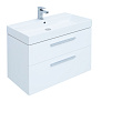 Тумба для комплекта Aquanet Nova 85 белый (2 ящика)
