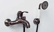 Смеситель WasserKRAFT Isar 1301 для ванны с душем, темная бронза - превью 2