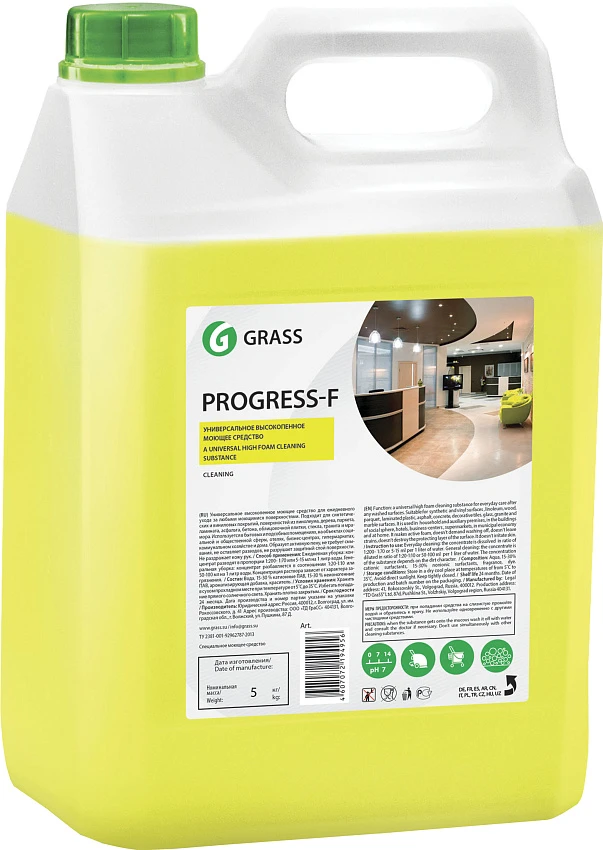 Универсальное моющее средство Grass Progress-F высокопенное, 5 л