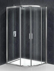 Душевой уголок BelBagno UNO-195-RH-2-100/80-C-Cr