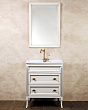 Мебель для ванной La Beaute Classic Vivien Сassetto 70 белый с патиной, фурнитура бронза