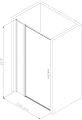Душевая дверь Allen Brau Priority 120 3.31007.00 - превью 1