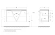 Тумба для комплекта BelBagno Vittoria 100 подвесная, 2 ящика, Grigio Opaco - превью 1