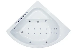 Акриловая ванна Royal Bath ROJO DE LUXE 150x150x65 с гидромассажем