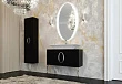Мебель для ванной La Beaute Savoie 100 черная, фурнитура хром - превью 1