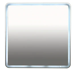 Зеркало Misty Неон 3 LED 80х80, клавишный выключатель