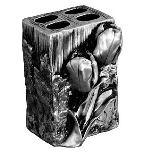 Стакан Art&Max Tulip AM-0082B-T для зубных щеток