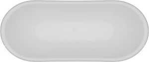Акриловая ванна Artemis Cloe 180x75 белая, ножки хром