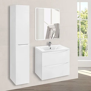 Мебель для ванной Vincea Mia 600 подвесная, 2 ящика, G.White