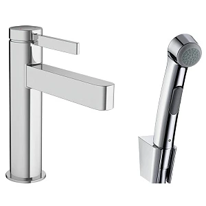 Смеситель для раковины Hansgrohe Finoris 76210000 с гигиеническим душем
