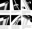 Душевой уголок Radaway Classic A 90x185 прозрачное стекло - превью 1
