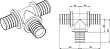 Тройник Rehau Rautitan RX 63-63-63 - превью 1