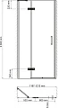 Душевая дверь в нишу WasserKRAFT Aller 10H05 L 120 см - превью 2