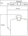 Держатель туалетной бумаги WasserKRAFT Oder K-3025 - превью 2