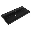 Мебель для ванной BelBagno Vittoria 100 подвесная, 2 ящика, Bianco Lucido (раковина BB1000/450-LV-ART-AST-NERO) - превью 2