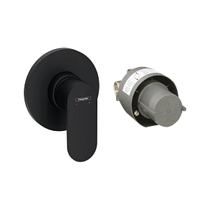 Смеситель Hansgrohe Rebris S 72648670 встраиваемый для душа, черный