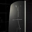 Шторка на ванну 1MarKa P-03 профиль хром, стекло прозрачное 82x150 - превью 2