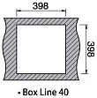 Мойка кухонная Rodi Box Line 40 under сталь - превью 2