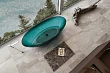 Ванна Abber Kristall AT9702Aquamarin прозрачная бирюзовая - превью 2