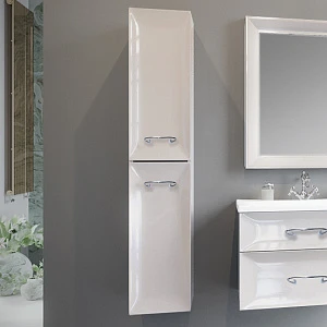 Шкаф-пенал Marka One Delice 30П white, L