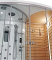 Душевая кабина Ceruttispa LESINA 165x110 с баней и финской сауной R - превью 1