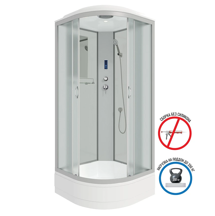 Душевая кабина Niagara Classic NG-3302-14P 100x100x215