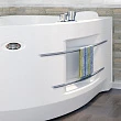 Акриловая ванна Radomir Vannesa Ирма 2 R с гидромассажем и экраном, форсунки белые - превью 2