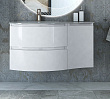 Тумба с раковиной Cezares Vague 104 L bianco lucido