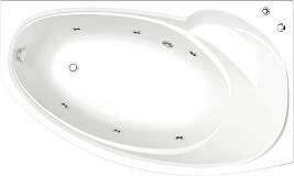 Акриловая ванна Bas Фэнтази 150x90 см R с гидромассажем