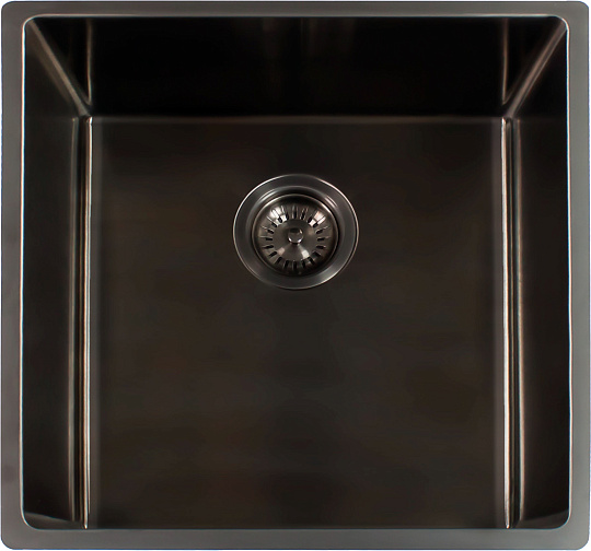 Мойка кухонная Reginox Miami 50x40 Gun Metal 3,5" PVD