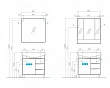 Зеркало Aquaton Рико 80х80 - превью 1