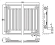 Радиатор стальной Kermi FKV 100323 тип 10 - превью 2