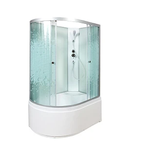 Душевая кабина AvaCan L920RN, 120х80х200 см, стекло с узором, профиль хром