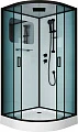 Душевая кабина Niagara Premium NG-6902-01 BLACK 100х100х210 черная - превью 1