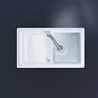 Мойка кухонная Duravit Cassia 86х51 белая - превью 2