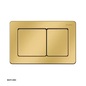 Кнопка смыва Caprigo Bricks Steel BS003-oro матовое золото