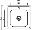 Мойка кухонная Seaman Eco Wien SWT-5050 - превью 1