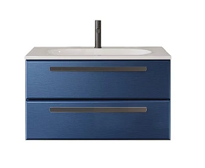 Тумба с раковиной Cezares Eco 90 подвесная, 2 ящика, Sapfiro (раковина CZR-900/480-LV-MR-ECO-F)