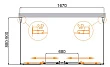 Душевой уголок Cezares Molveno MOLVENO-AH-2/2-170/90-C-Cr-IV 170х90х195 см, профиль хром, стекло прозрачное - превью 2