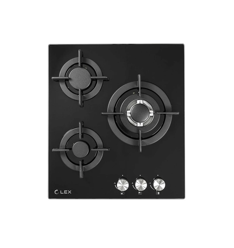 Варочная поверхность LEX GVG 430 BL газовая, черная