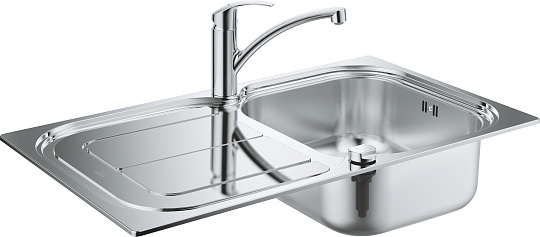 Комплект Grohe Eurosmart 31565SD0 Мойка кухонная K300 31563SD0 + Смеситель Eurosmart 33281002 для ку