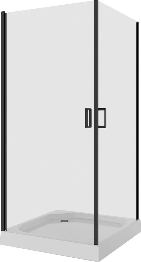 Душевой уголок Niagara Nova NG-6803-08 BLACK 90x90х190 квадратный, черный