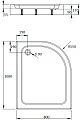 Поддон для душа Radaway Laros E Compact 100x80, L - превью 2