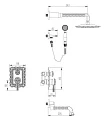 Душевой комплект Zorg Antic A 104DS-SL - превью 1