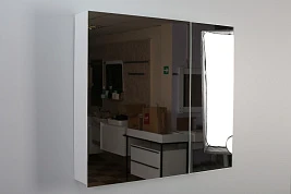 Зеркало-шкаф Belux Триумф ВШ80 белый глянцевый