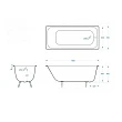 Чугунная ванна Delice Aurora Elite DLR230603R-AS 150х70 без ножек - превью 1