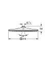 Верхний душ Grohe Rainshower 310 Mono 26568000 - превью 1
