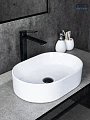 Раковина Gid Lago N1330 46,5х32 см, белая - превью 1