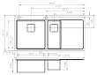 Мойка кухонная Reginox Nevada 40x18 LUX OKG left L сталь - превью 2