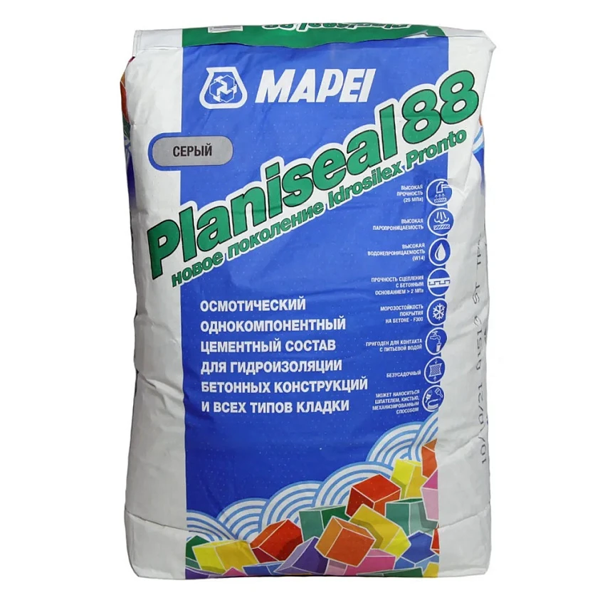 Гидроизоляция Mapei Planiseal 88 25 кг